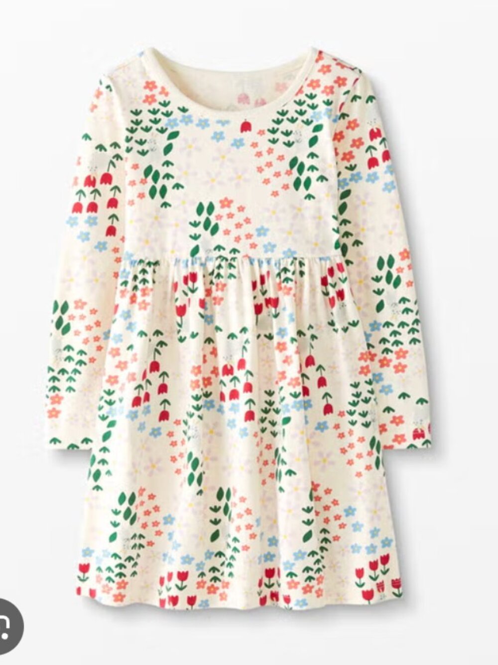 🐰🌸 Hanna Andersson Mellow Meadow Bunny Dress – Size 4 🌸🐰